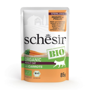 Schesir Bio Cat Sterilized Pouch Chicken&Beef (85g)