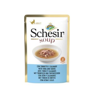 Schesir Cat Pouch Soup Wild Tuna&Squids (85g)