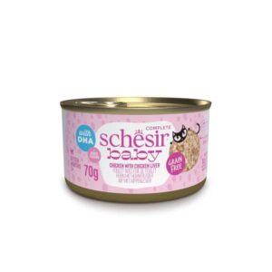 Schesir Baby Kitten Can Wholefood Chicken with Liver (70g)