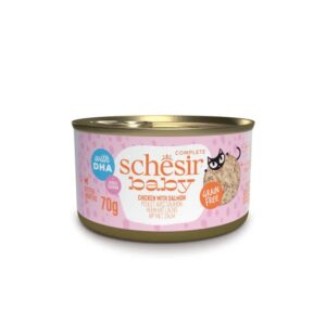 Schesir Baby Kitten Can Wholefood Chicken with Salmon (70g)