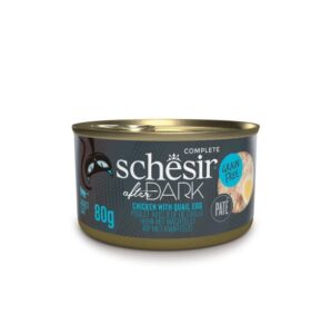 Schesir After Dark Pate Cat Can Chicken with Quail Egg (80g)