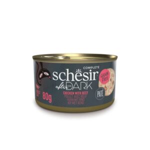 Schesir After Dark Pate Cat Can Chicken with Beef (80g)