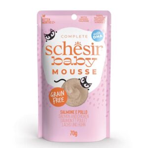 Schesir Baby Kitten Pouch Mousse Salmon with Chicken (70g)