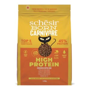 Schesir Born Carnivore Dry Cat Bag  Chicken with Egg