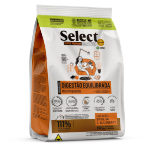 Select By Monello Balanced Digestion Mini & Small Breed Adult Dog Dry Food Salmon, Pea & Blu