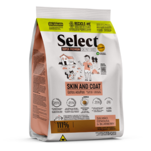 Select By Monello Skin And Coat Adult Cat Dry Food Salmon, Carrot And Blueberry