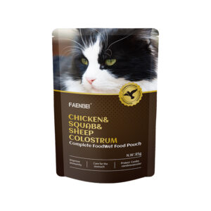 Faenbei Cat Pouch Mousse With Chicken Squad & Goat Colostrum (85g*12pcs)