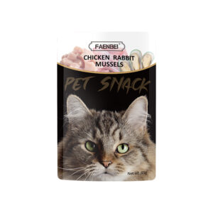 Faenbei Cat Food Pouch With Chicken & Rabbit & Mussels (85g*12pcs)