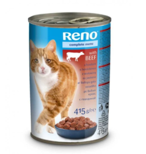 Reno Cat Can Chunks With Beef (415g)