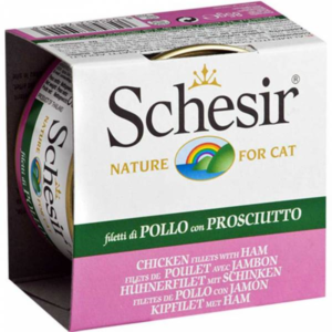 Schesir Cat Can POLO PROSCIUTTO 85G