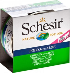 Schesir Puppy Can Chicken Aloe 150g