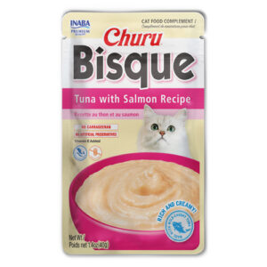 Inaba Churu Bisque Tuna With Salmon Recipe (40g)