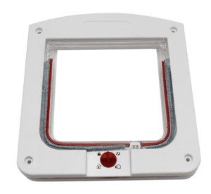 Nunbell Cat Door Lockable White (22.4 x 20.3 x 3cm)