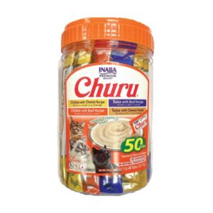 Inaba Churu Cat Beef & Cheese Variety Jar 50tube (700g)