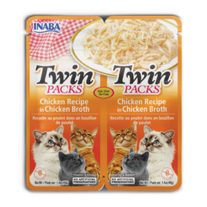 Inaba Cat Twin Packs Chicken Recipe In Chicken Broth (40g)