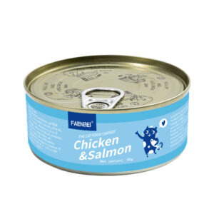 Faenbei Cat Can Jelly With Chicken & Salmon (85g)