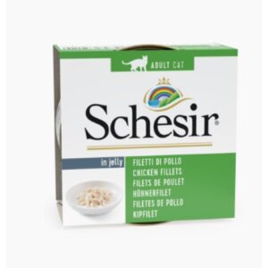 Schesir Cat Can Chicken Fillets 85g