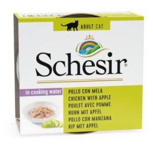 Schesir Cat Can CHICKEN&APPLE 75G