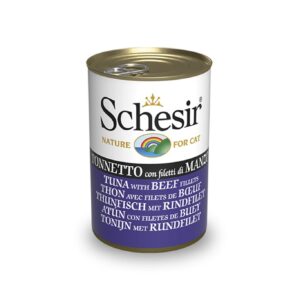 Schesir Cat Can TONNETTO MANZO 140G