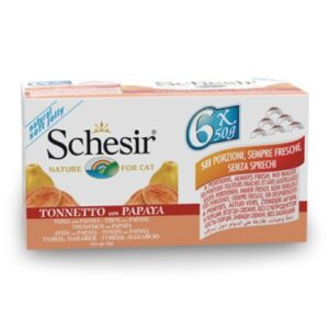 Schesir Cat Can TONNETTO PAPAYA 50G*6PCS