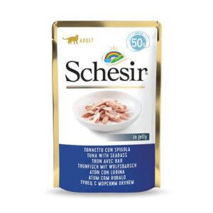 Schesir Cat Pouch TUNA&SEABASS 50G