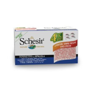 Schesir Dog Can TINNOTTO SPIGOLA 85G*4PCS