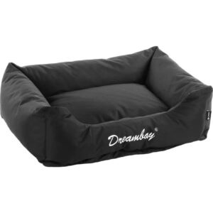 Flamingo Dog Basket Dreambay Rectangle Black (65 x 45 x 20cm)