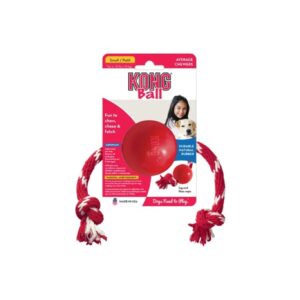 KONG BALL & ROPE TOY(SMALL)