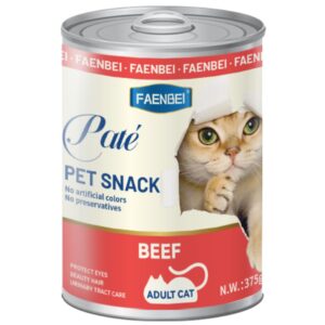 Faenbei Cat Can Mousse Pate With Beef (375g)