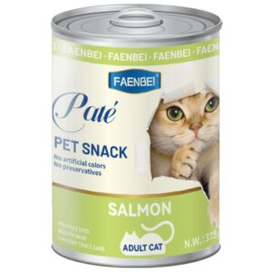 Faenbei Cat Can Mousse Pate With Salmon (375g)
