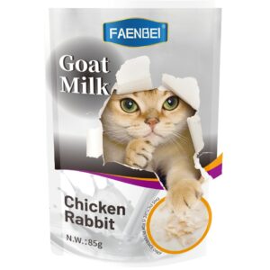 Faenbei Goat Milk Cat Pouch With Chicken & Rabbit (85g*12pcs)