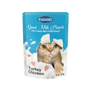Faenbei Goat Milk Cat Pouch With Turkey & Chicken (85g)
