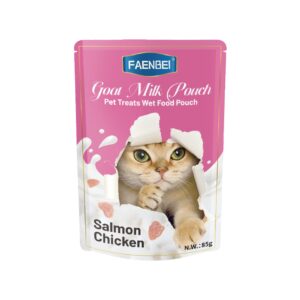 Faenbei Goat Milk Cat Pouch With Salmon & Chicken (85g)