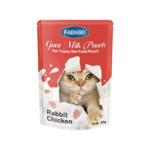 Faenbei Goat Milk Cat Pouch With Rabbit & Chicken (85g)