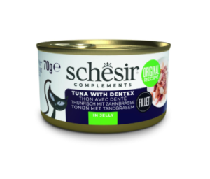 Schesir Cat Can Tuna with dentex in Jelly (70g)