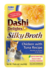 Inaba Dashi Delights Silky Broth Chicken Tuna  (40g)