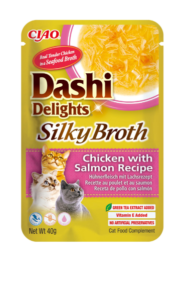 Inaba Dashi Delights Silky Broth Chicken With Salmon (40g)