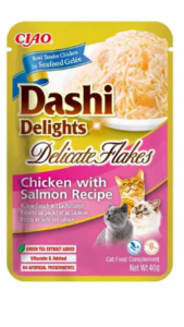 Inaba Dashi Delights Delicate Flakes Chicken With Salmon (40g)