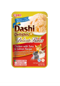 Inaba Dashi Delights Delicate Flakes Chicken With Tuna & Salmon (40g)