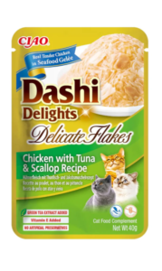 Inaba Dashi Delights Delicate Flakes Chicken With Tuna & Scallop (40g)
