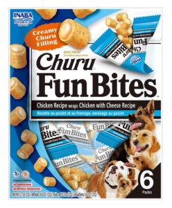 Inaba Dog Churu Fun Bites Chicken With Chicken Cheese (132g)