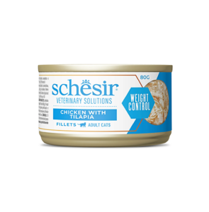 Schesir Cat Can Weight Control Chicken With Tilapia (80g)